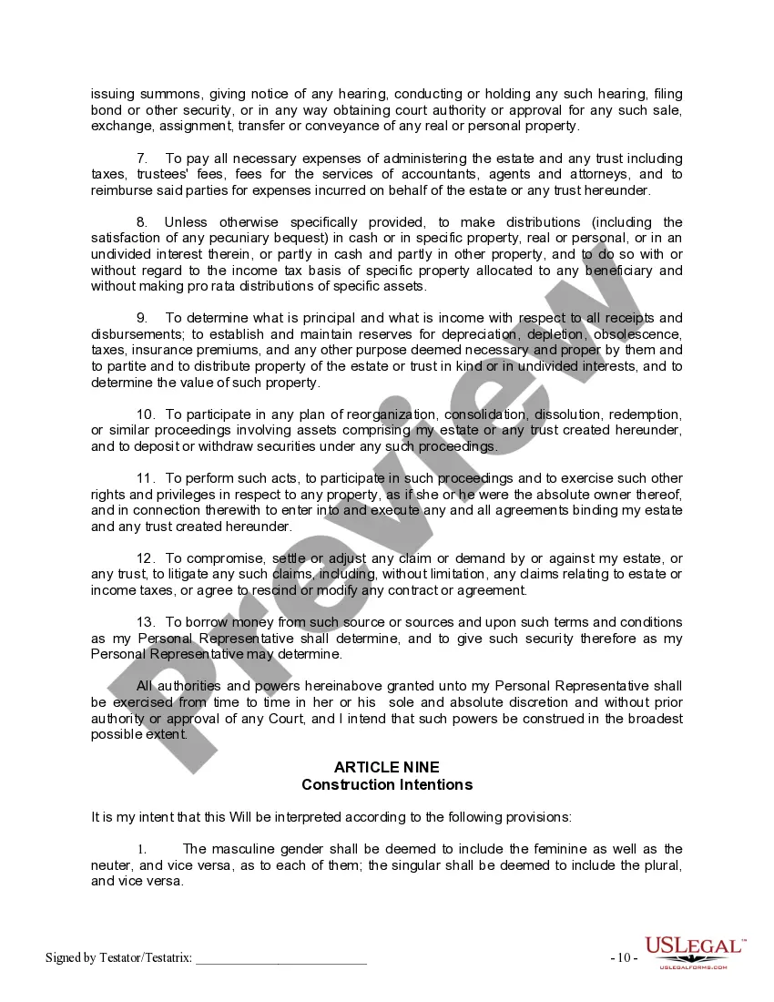 Get Mutual Wills containing Last Will and Testaments for Man and Woman living together not Married with No Children Preview Mutual Wills containing Last Will and Testaments for Man and Woman living together not Married with No Children