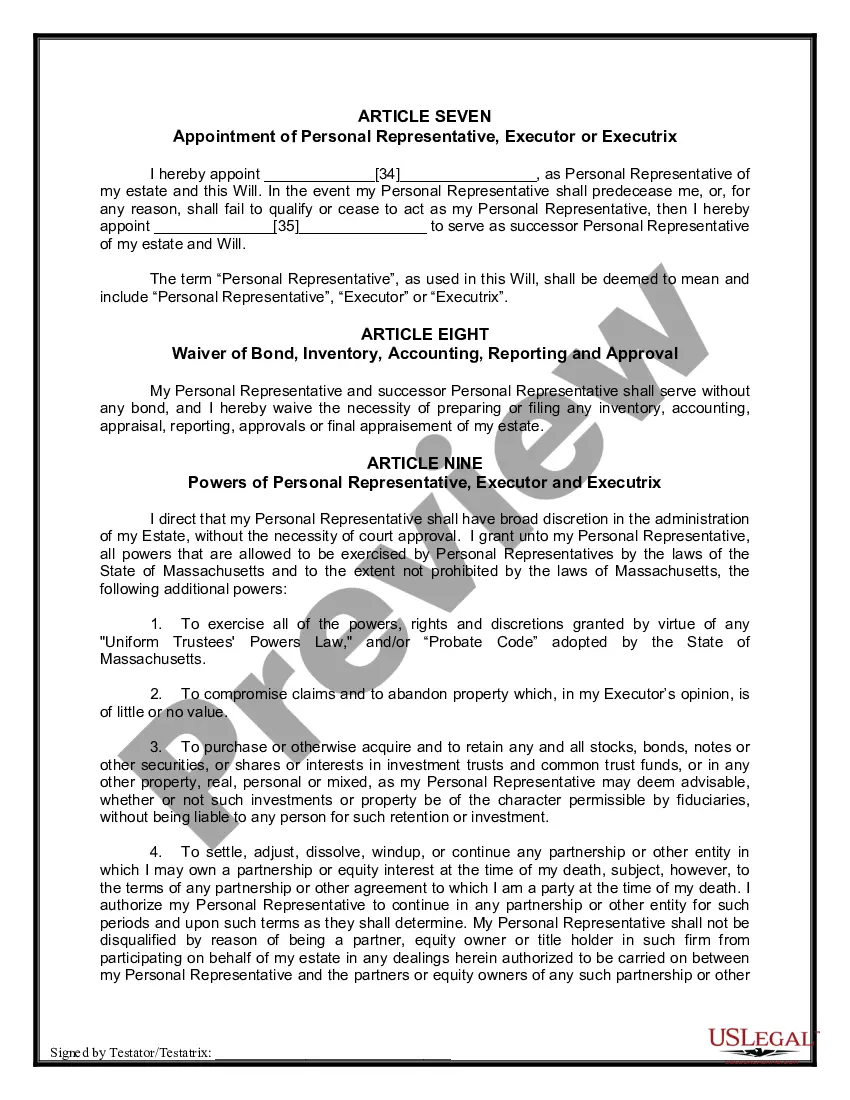 Preview Mutual Wills Package of Last Wills and Testaments for Man and Woman living together not Married with Adult Children