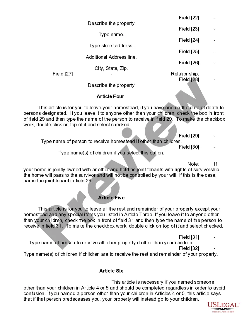 Get Mutual Wills or Last Will and Testaments for Man and Woman living together, not Married with Minor Children Preview Mutual Wills or Last Will and Testaments for Man and Woman living together, not Married with Minor Children