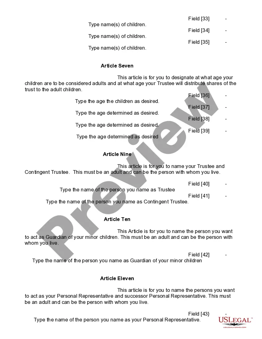 Get Mutual Wills or Last Will and Testaments for Man and Woman living together, not Married with Minor Children Preview Mutual Wills or Last Will and Testaments for Man and Woman living together, not Married with Minor Children