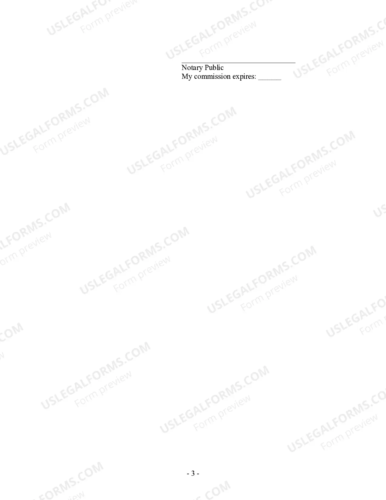 Preview Affidavit of Irretrievable Breakdown