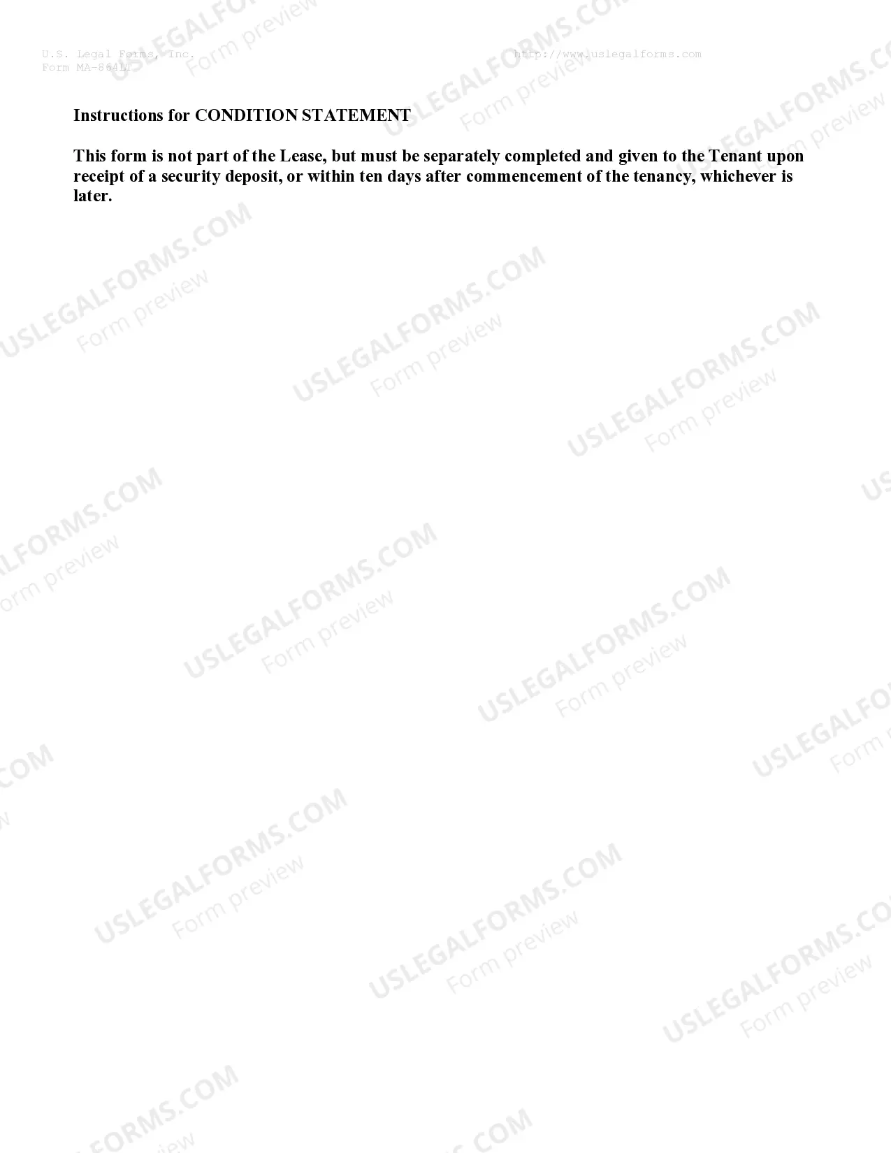 Preview Residential Rental Lease Agreement