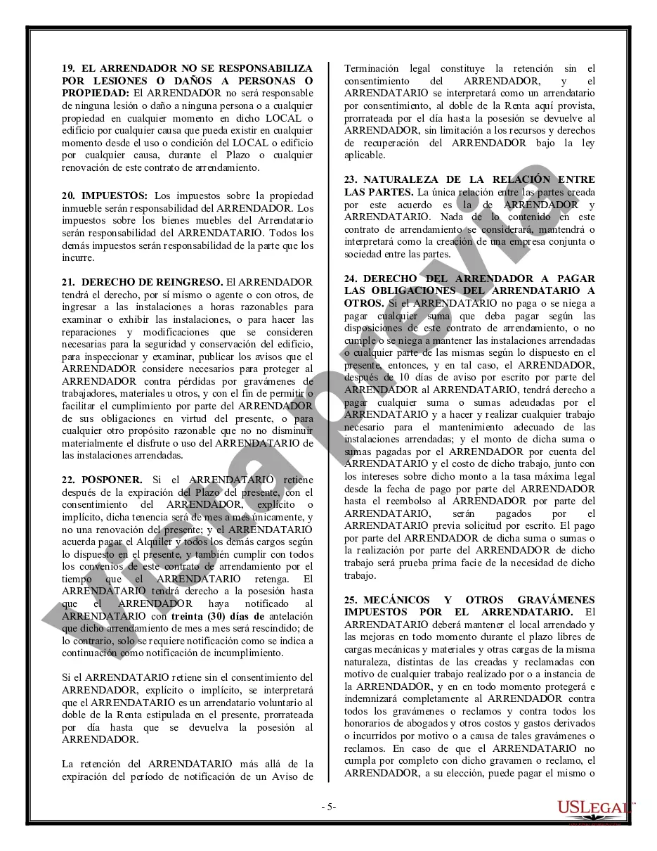 Preview Arrendamiento de edificio o espacio comercial