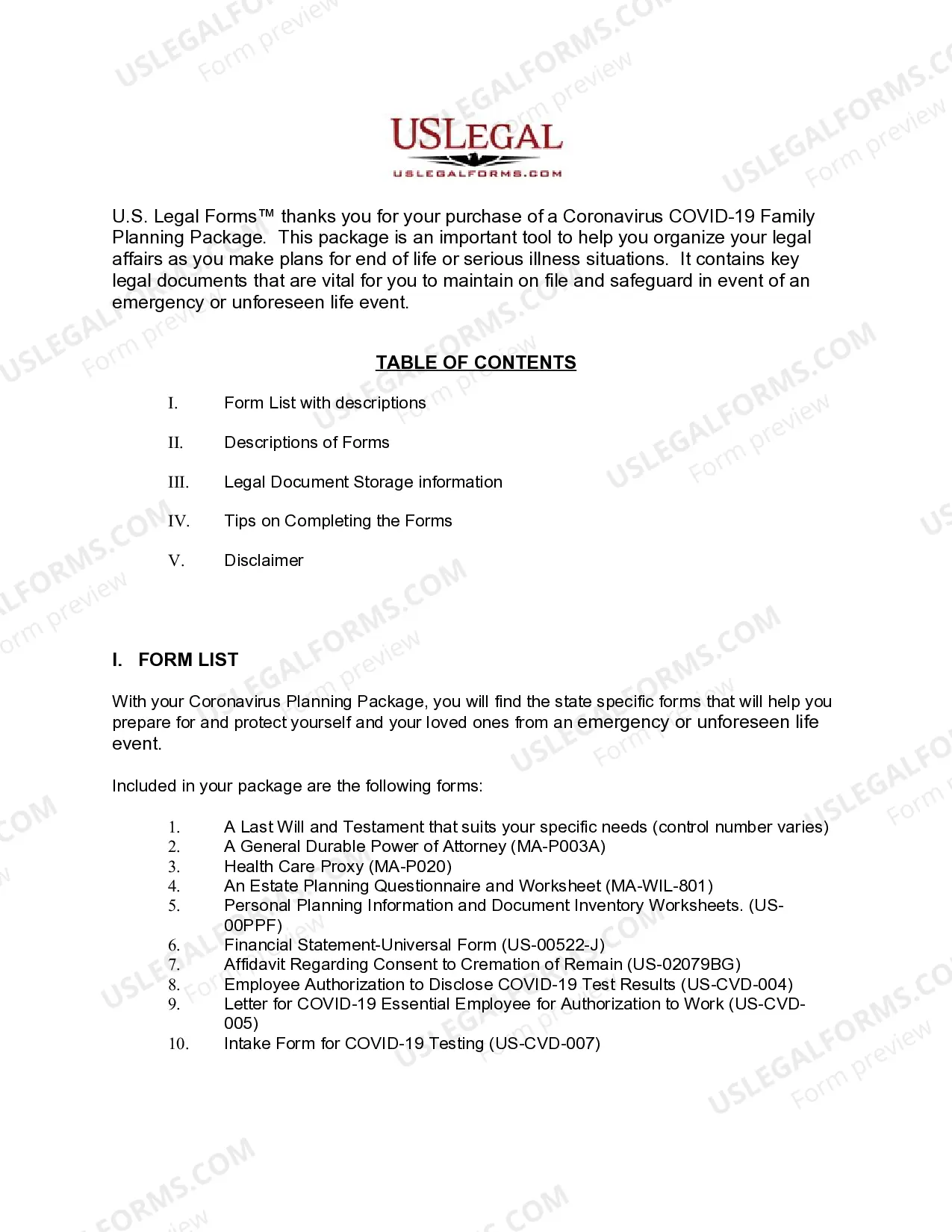 Preview Massachusetts Coronavirus COVID-19 Family Planning Package