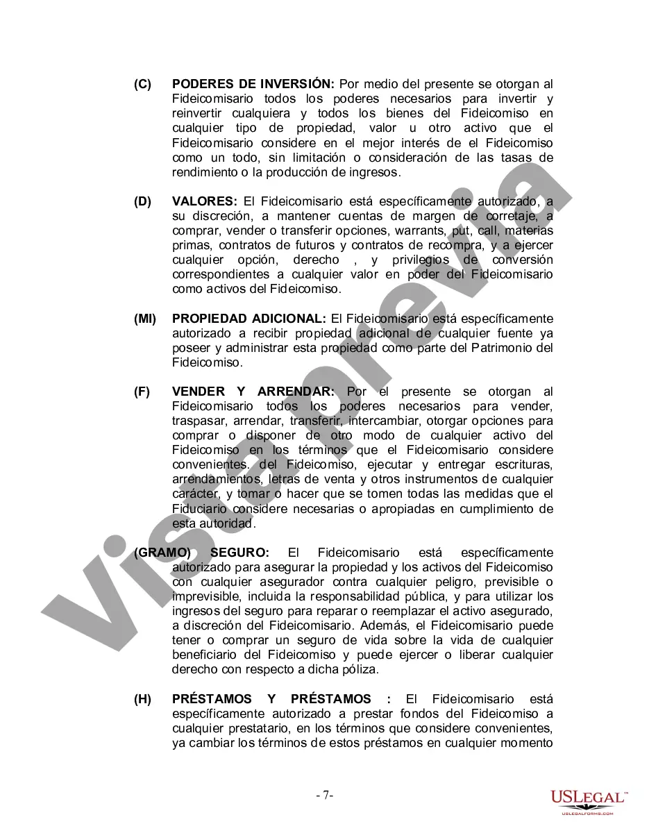 Preview Fideicomiso en vida para esposo y esposa con un hijo