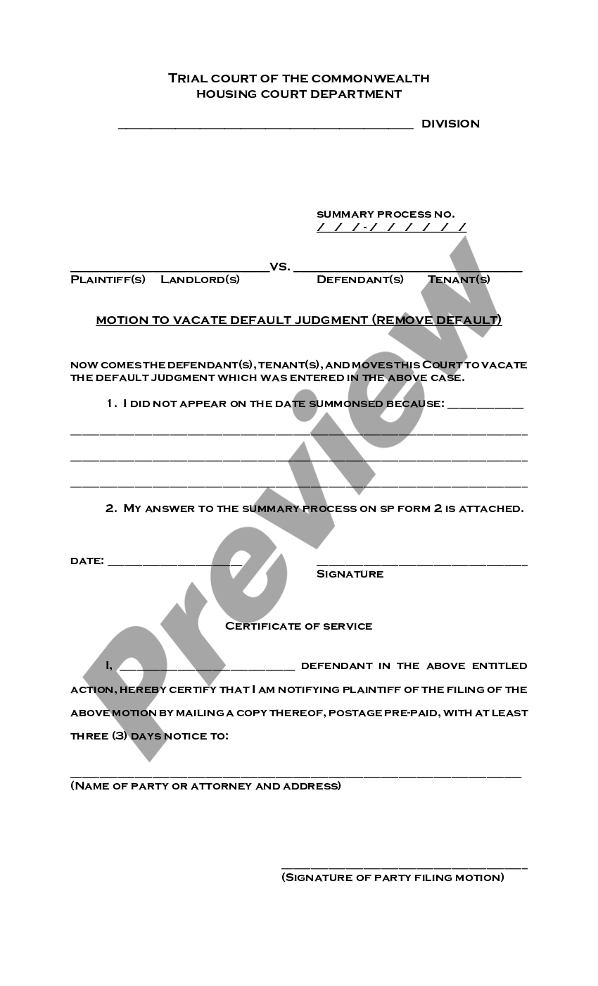 Sample Motion For Default Judgment Massachusetts Fill vrogue.co