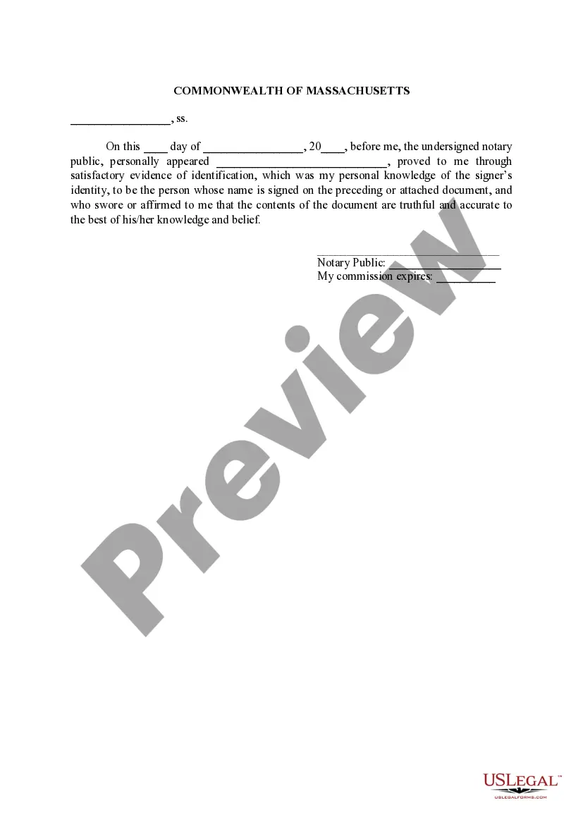 Preview Affidavit (Decedent)