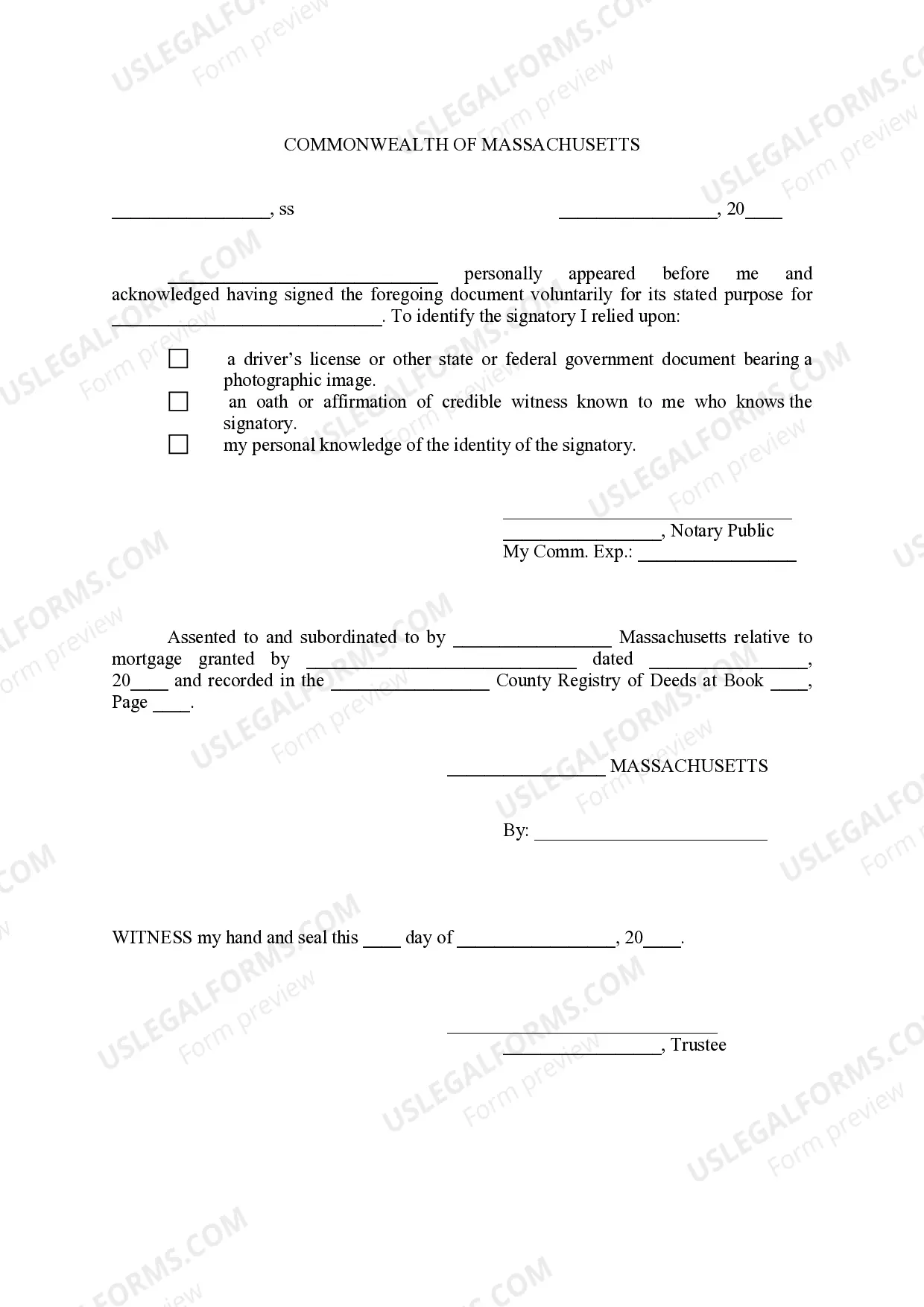 Preview Easement Agreement