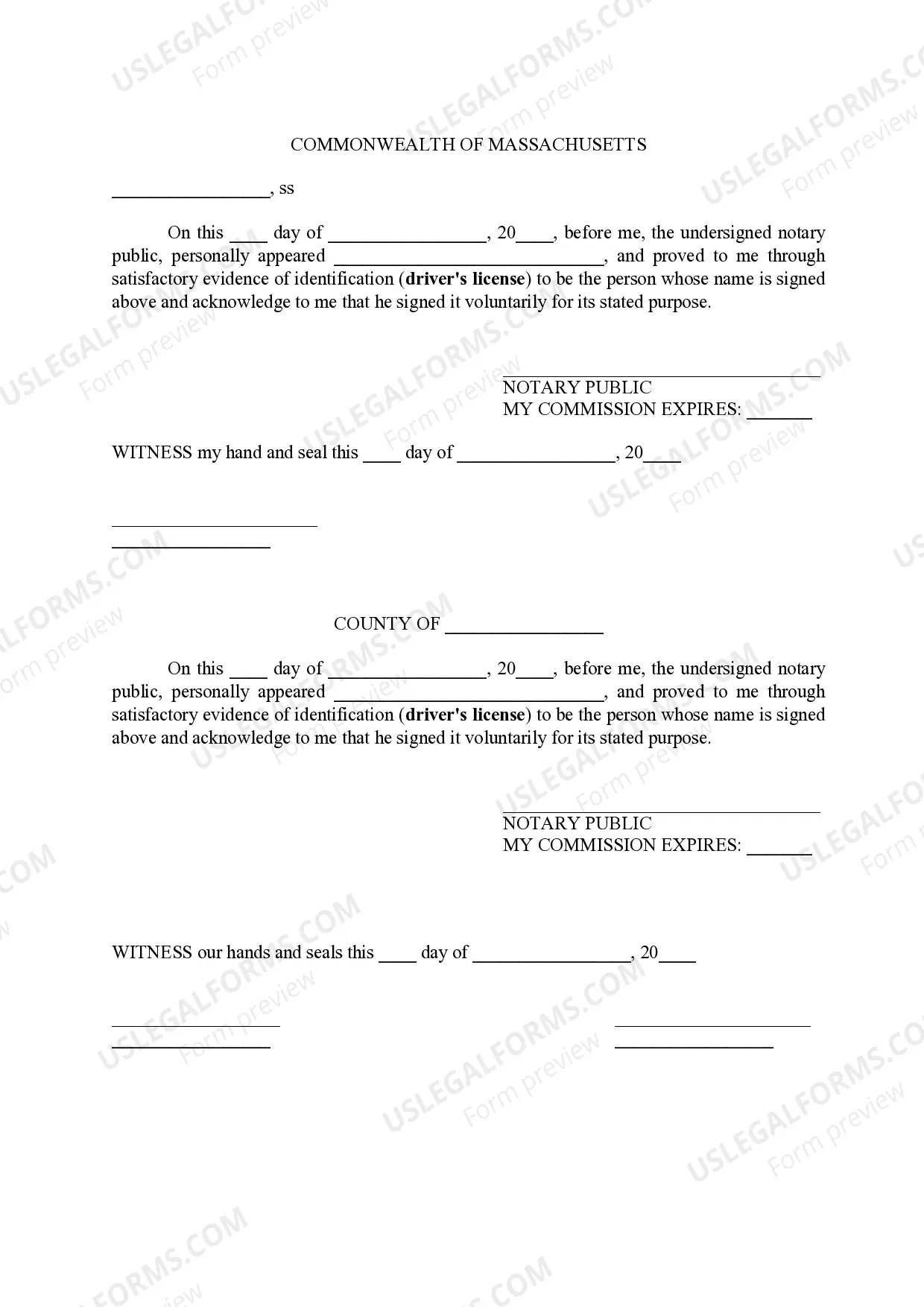 Preview Water Usage Agreement