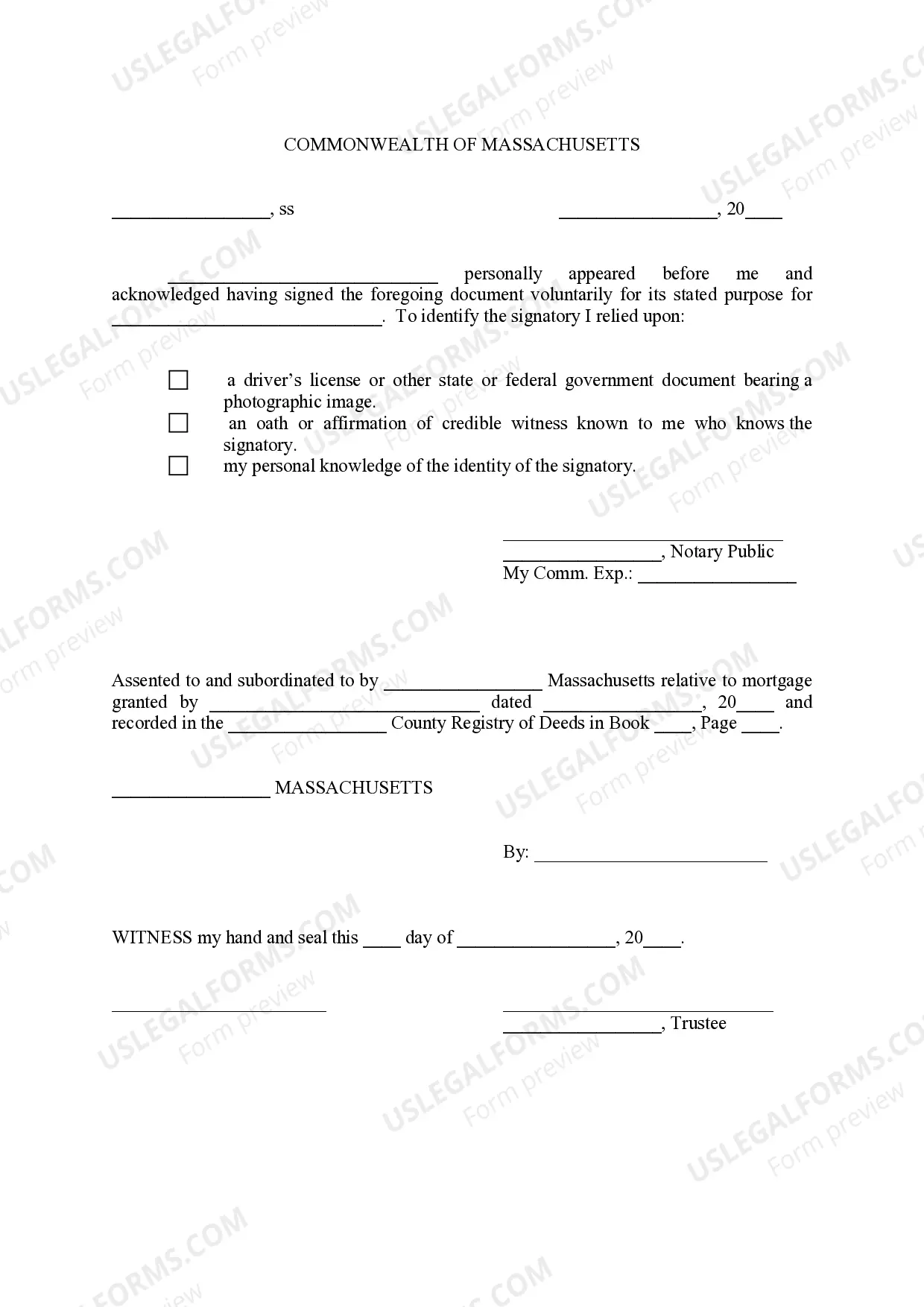 Preview Easement Agreement