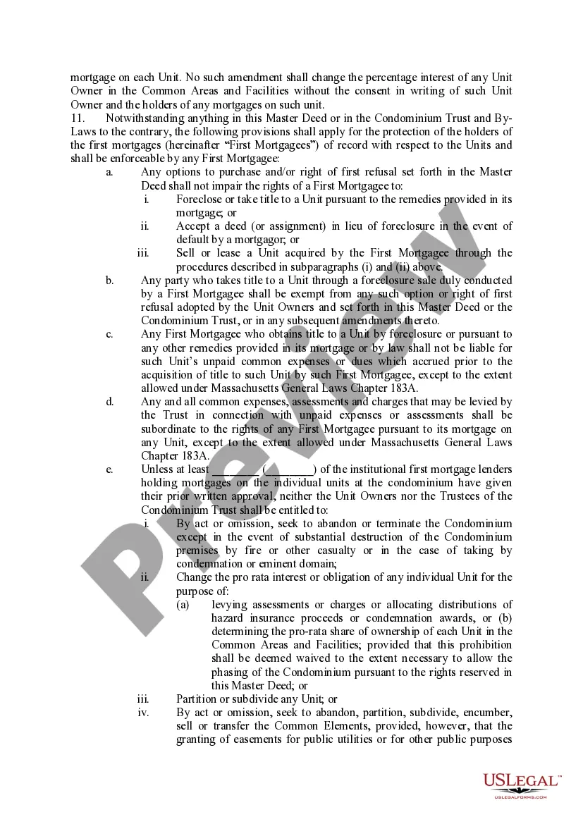 Get Master Deed and Declaration of Condominium Preview Master Deed and Declaration of Condominium