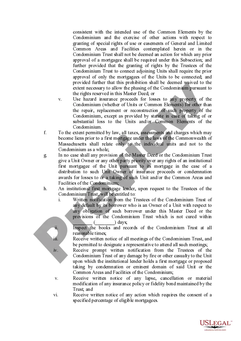 Get Master Deed and Declaration of Condominium Preview Master Deed and Declaration of Condominium