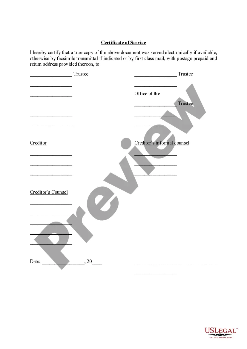 Preview Motion to Avoid Judicial Lien Impairing Exemption