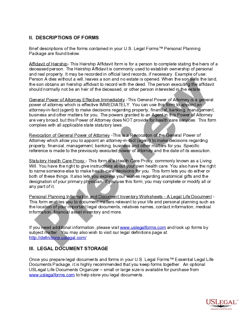 Preview Massachusetts Newly Widowed Individuals Package