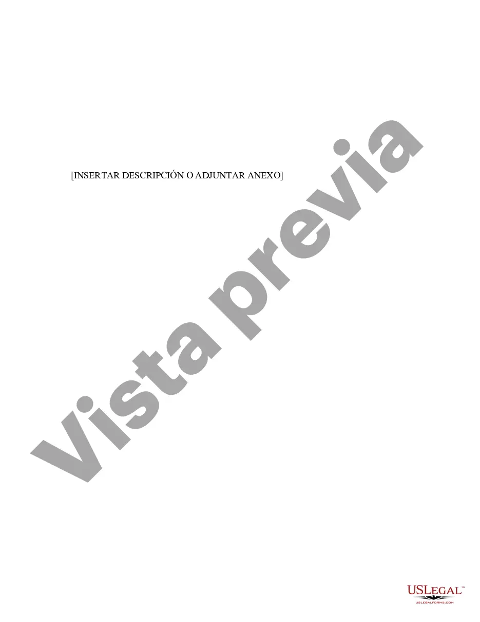 Preview Poder notarial especial o limitado para transacciones de venta de bienes raíces por parte del vendedor