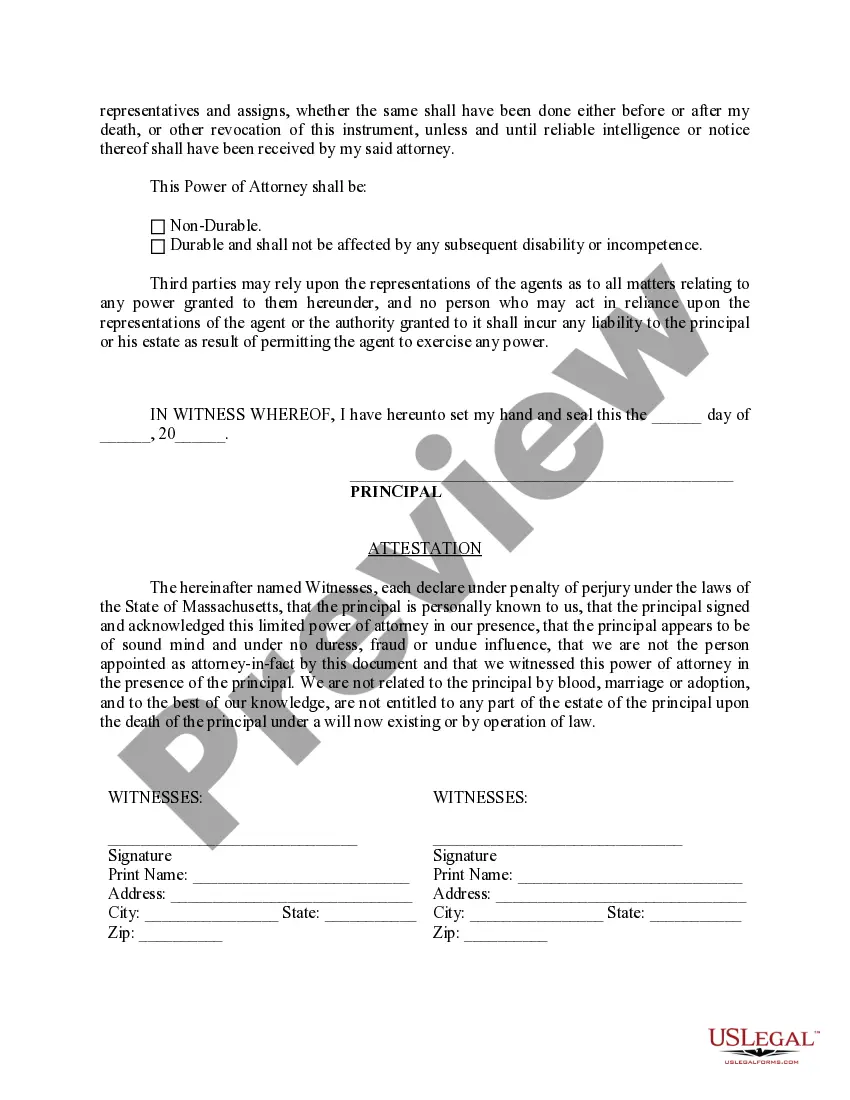 Get Limited Power of Attorney where you Specify Powers with Sample Powers Included Preview Limited Power of Attorney where you Specify Powers with Sample Powers Included