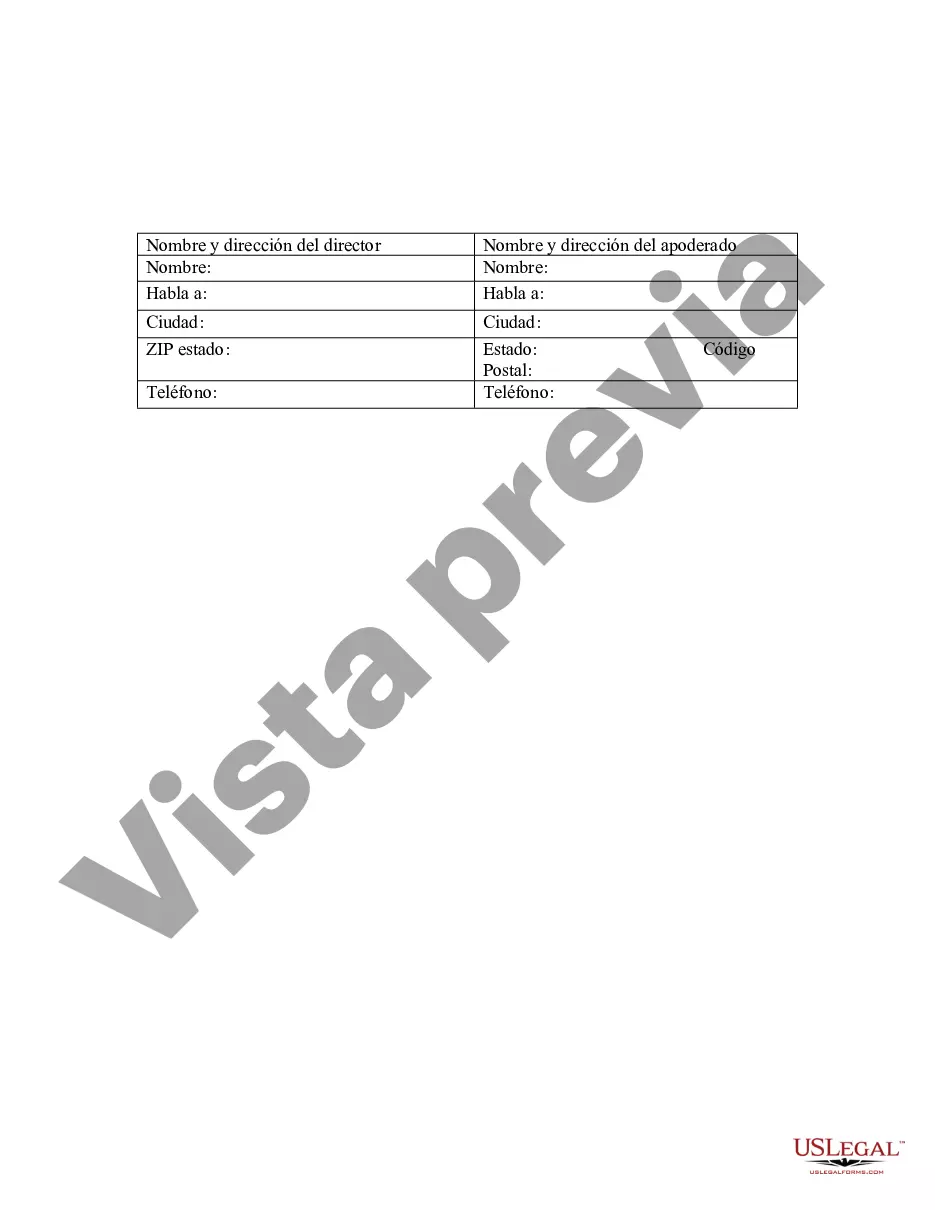 Preview Poder especial duradero para asuntos de cuentas bancarias