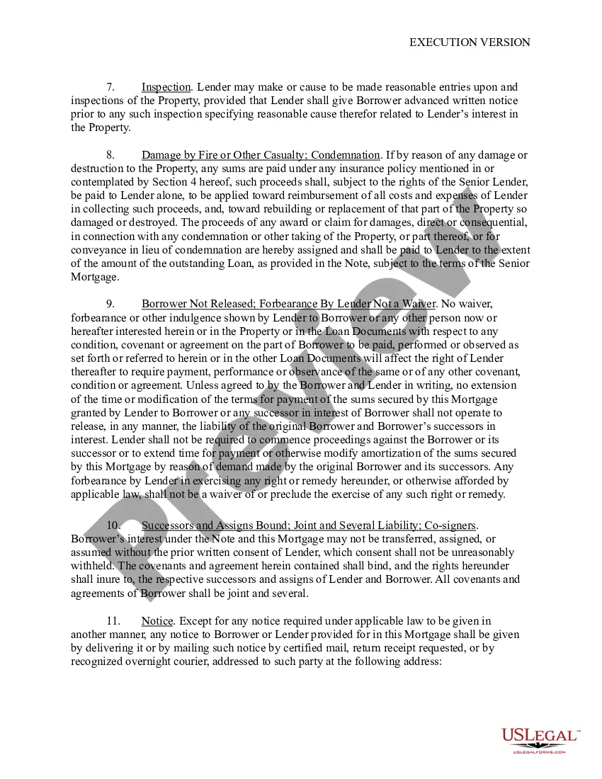 Get Mortgage, Security Agreement, and Assignment of Leases and Rents Preview Mortgage, Security Agreement, and Assignment of Leases and Rents