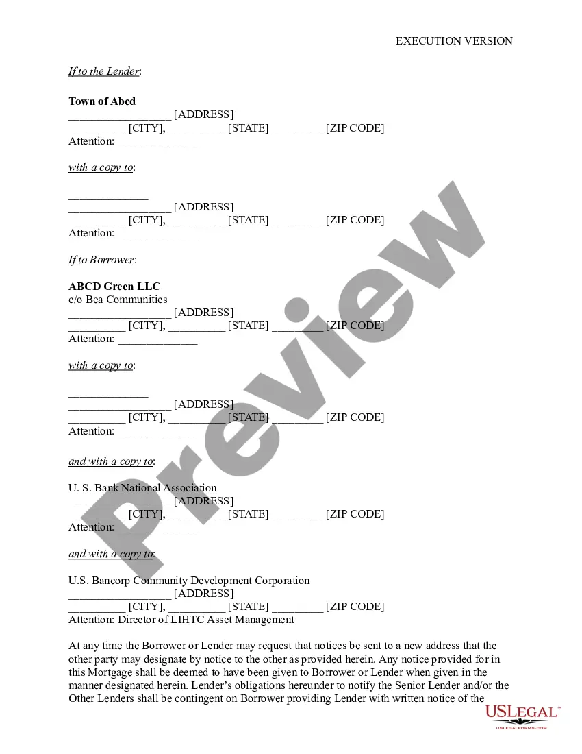 Get Mortgage, Security Agreement, and Assignment of Leases and Rents Preview Mortgage, Security Agreement, and Assignment of Leases and Rents