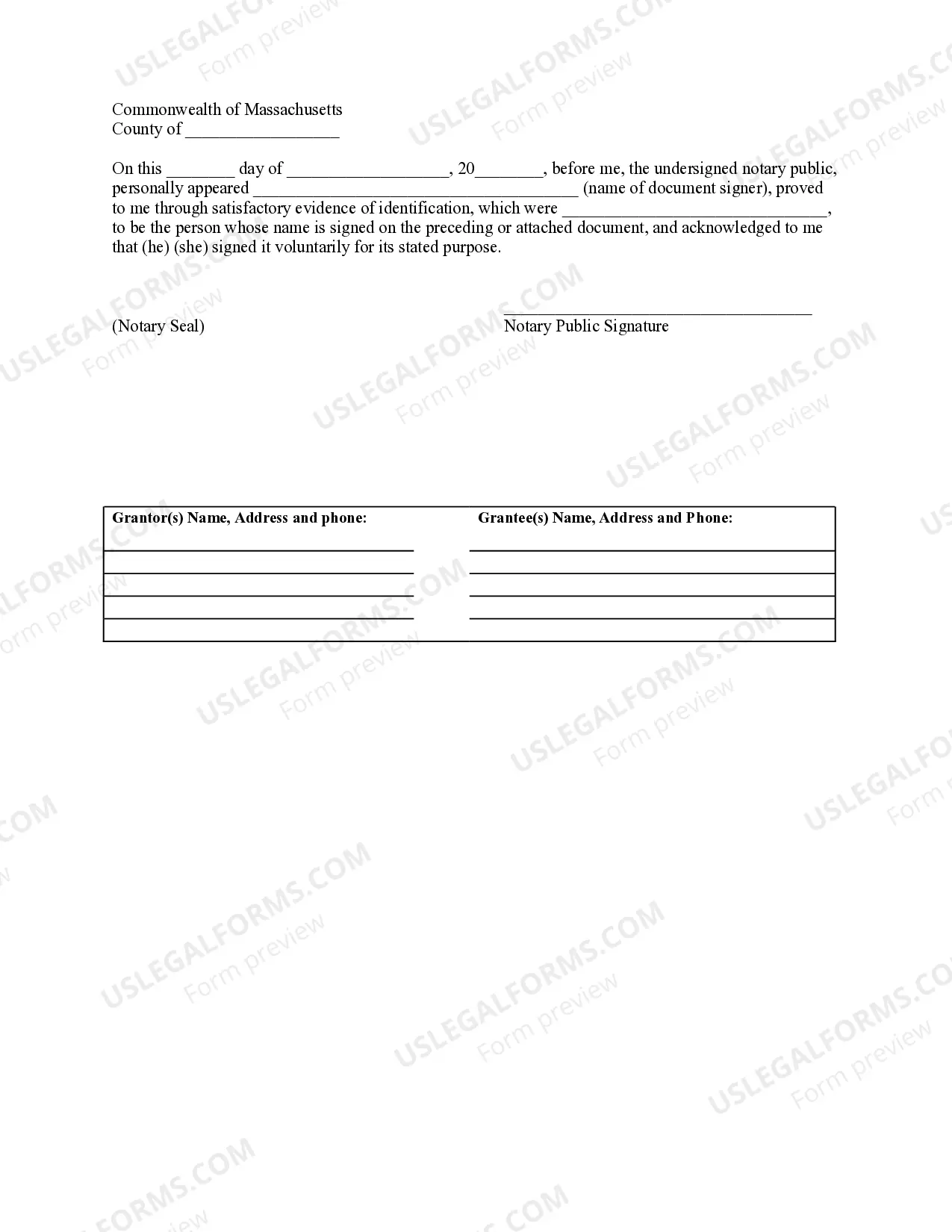 Preview Warranty Deed for Husband and Wife Converting Property from Tenants in Common to Joint Tenancy