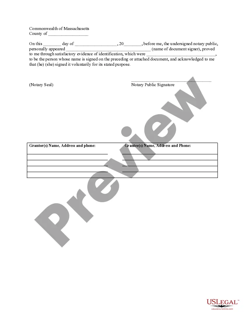 Preview Warranty Deed for Separate or Joint Property to Joint Tenancy