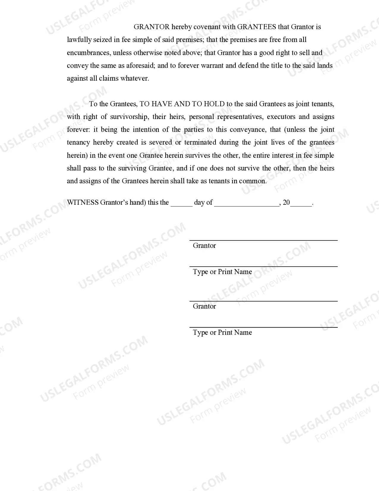Preview Warranty Deed from Limited Partnership or LLC is the Grantor, or Grantee