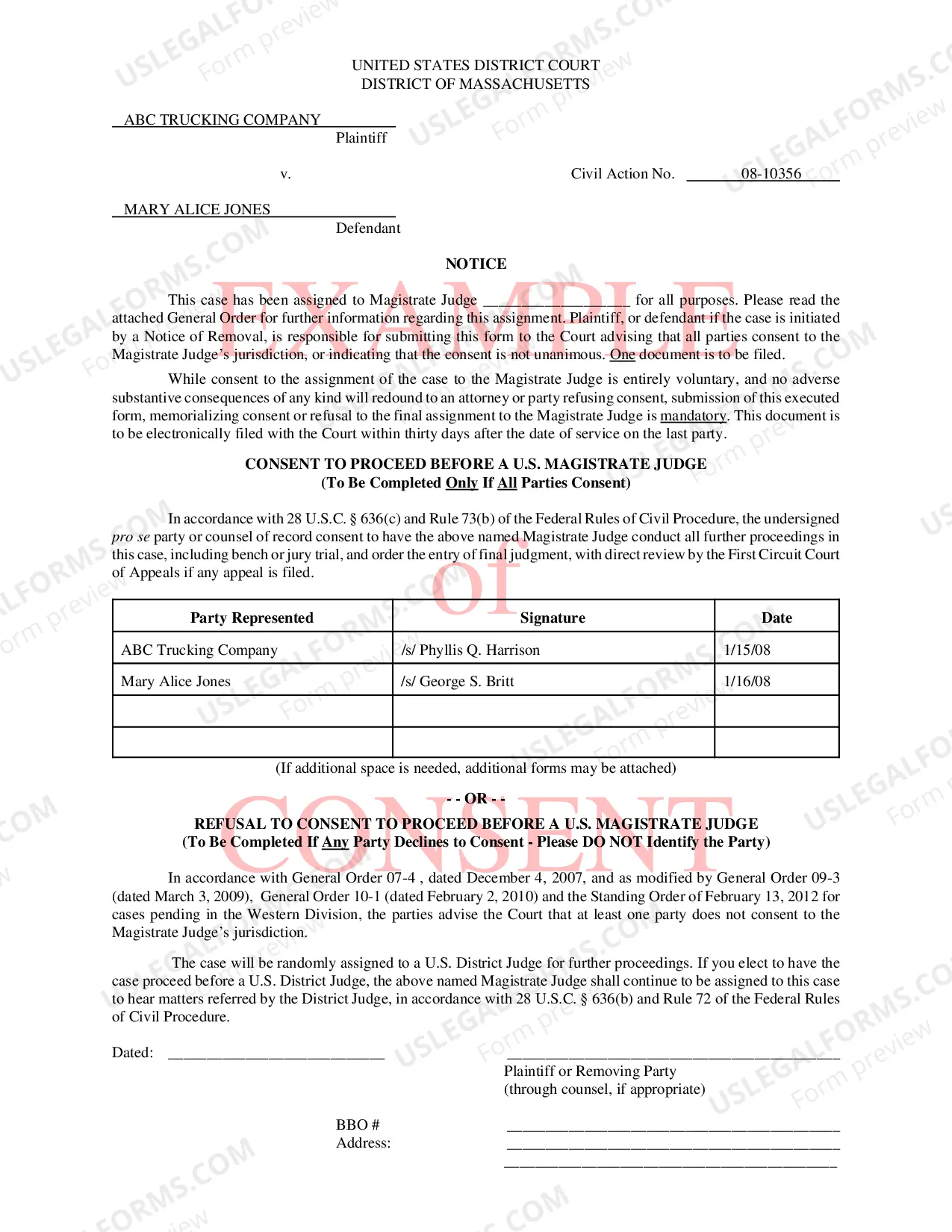Preview Springfield Consent Procedures
