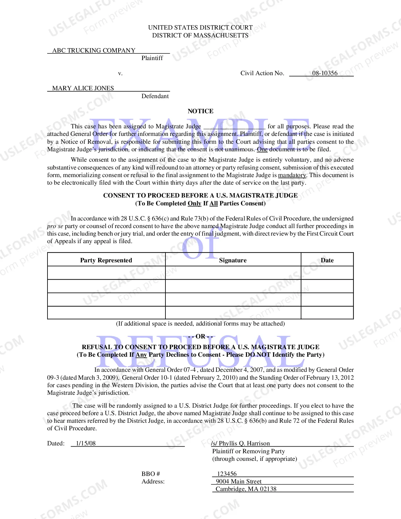 Preview Springfield Consent Procedures