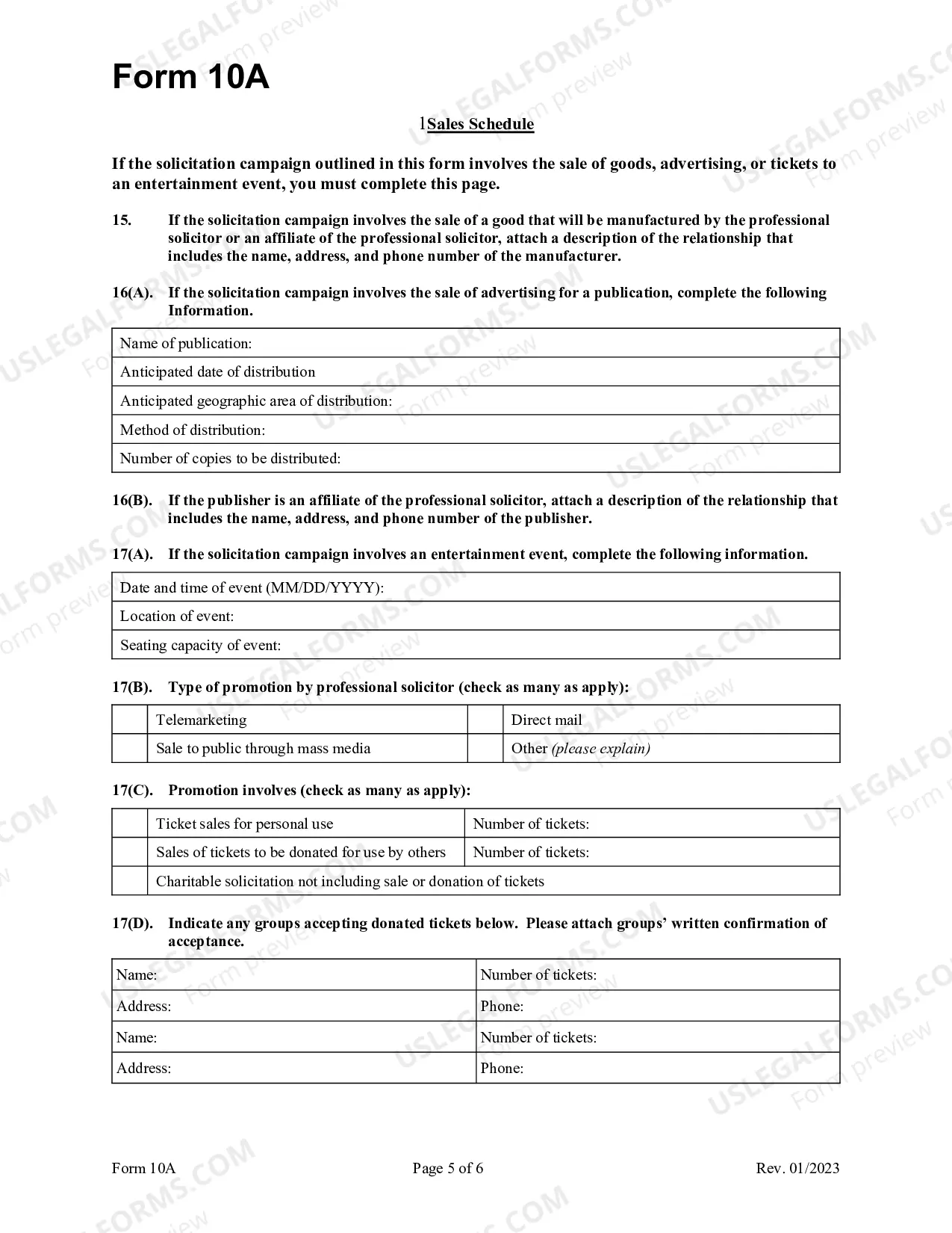 Preview Form 10A (RTF)