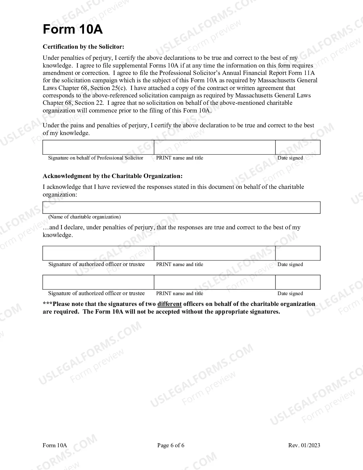 Preview Form 10A (RTF)