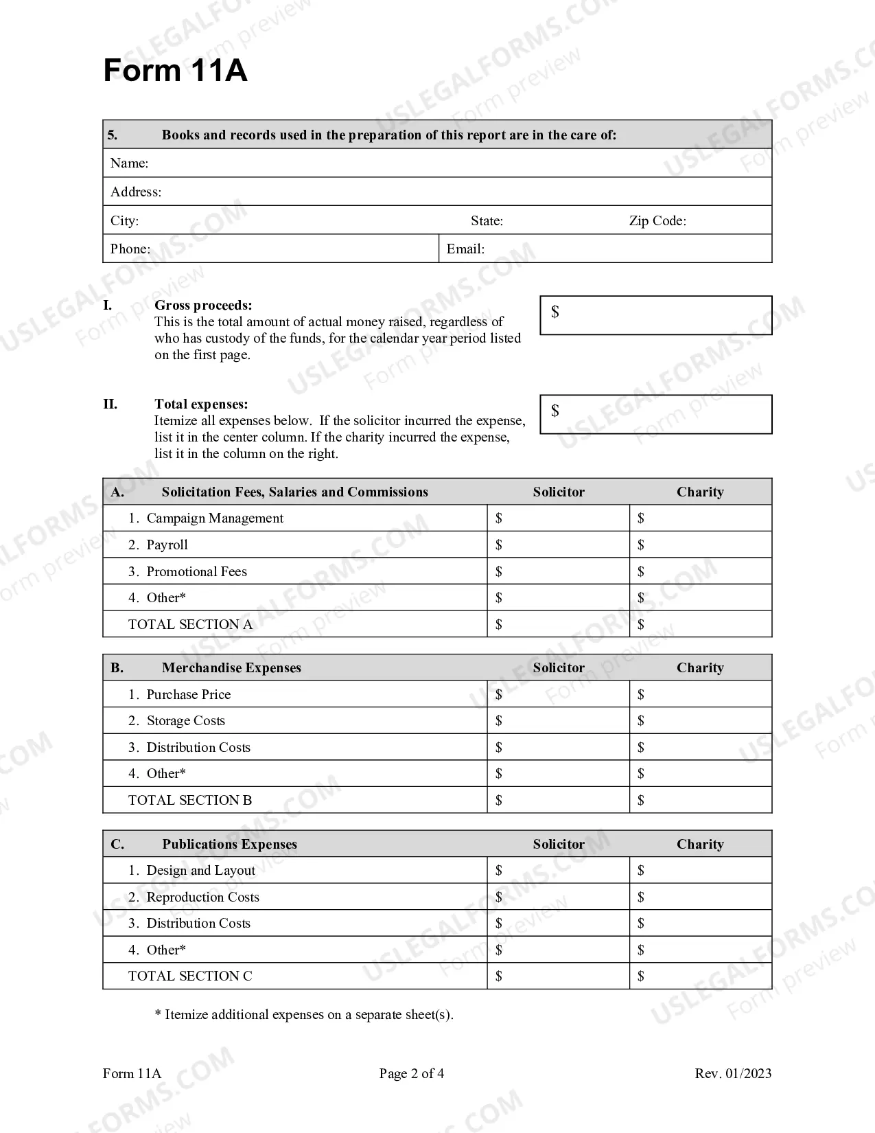 Preview Form 11A