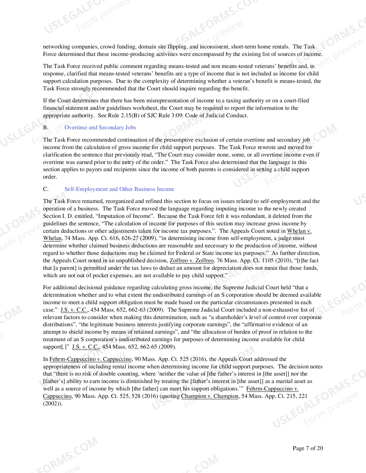 Preview Child Support Guidelines