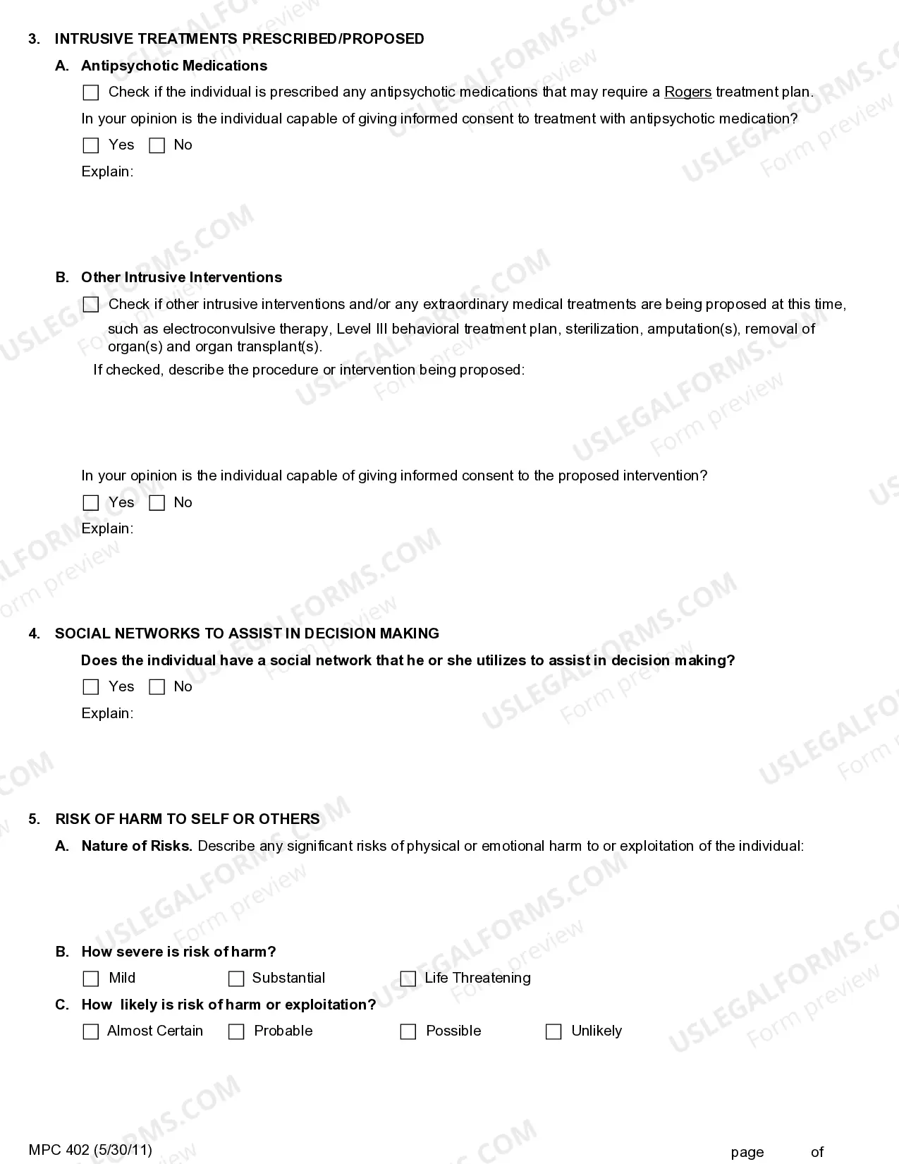 Preview Clinical Team Report