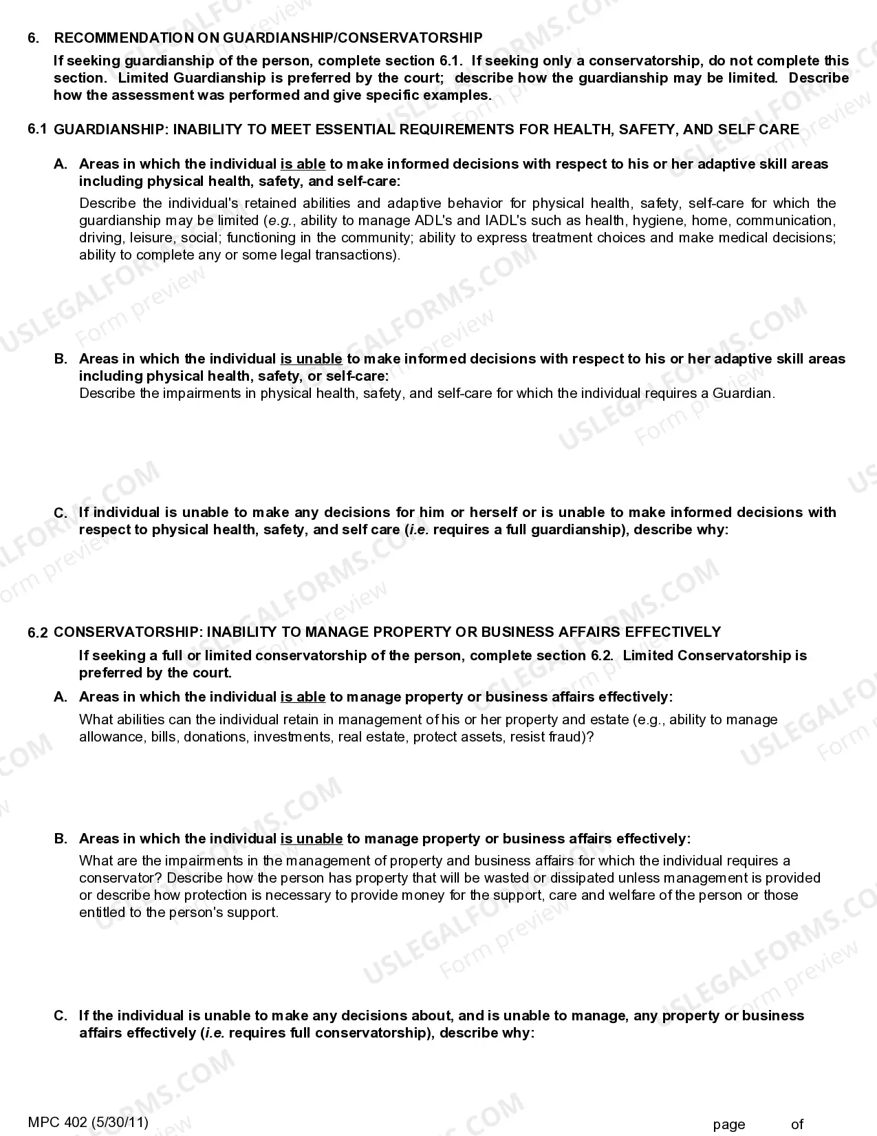 Preview Clinical Team Report