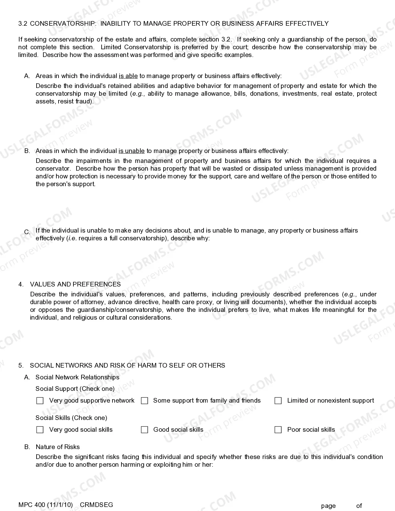 Preview Medical Certificate For Guardianship-Conservatorship