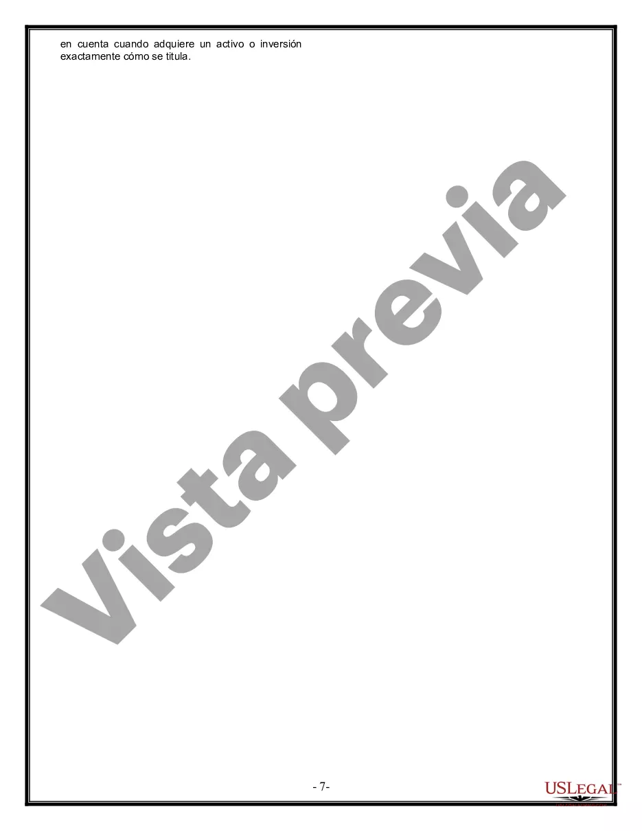 Preview Formulario de última voluntad y testamento legal para una viuda o viudo con hijos adultos y menores