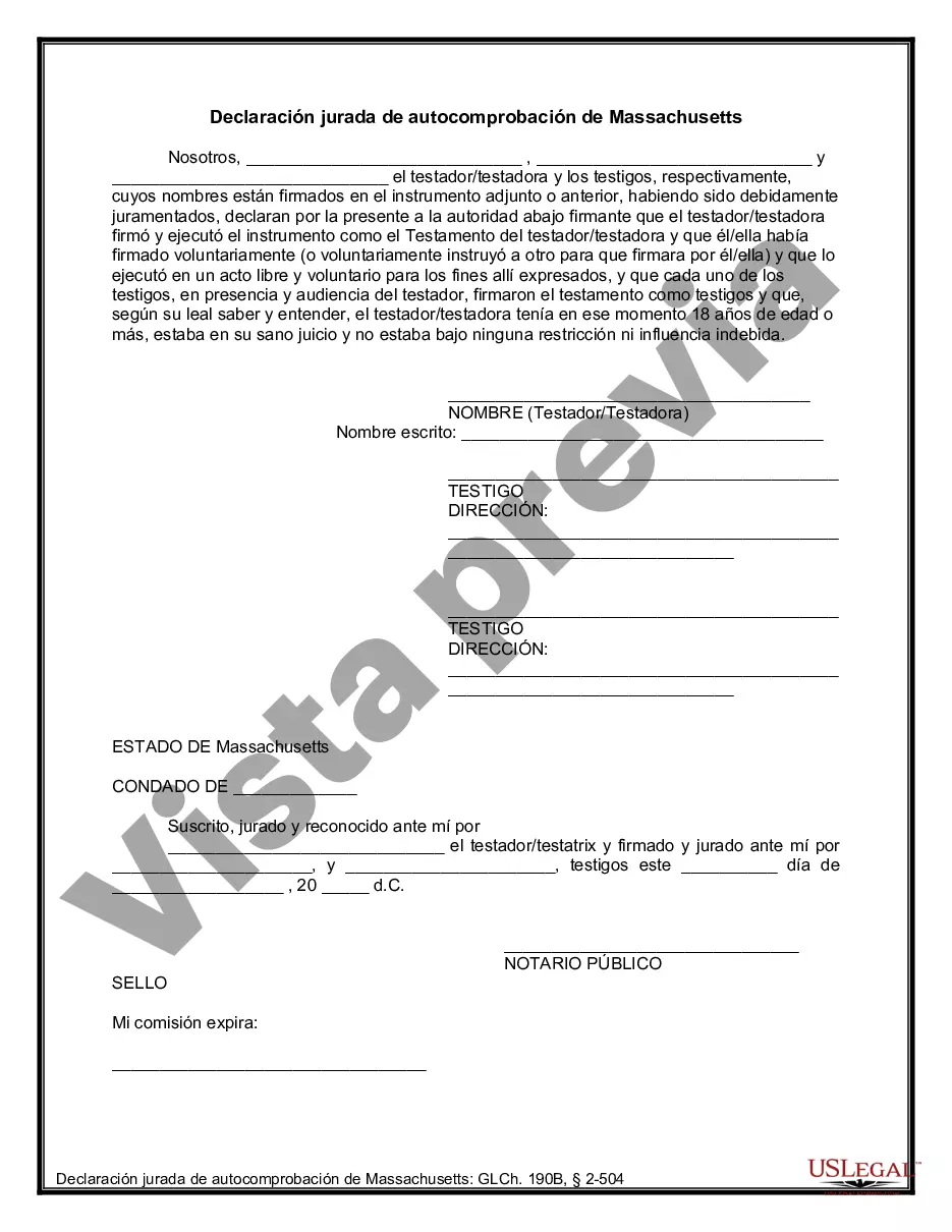 Preview Último testamento legal y formulario de testamento con todos los bienes en fideicomiso llamado testamento invertido