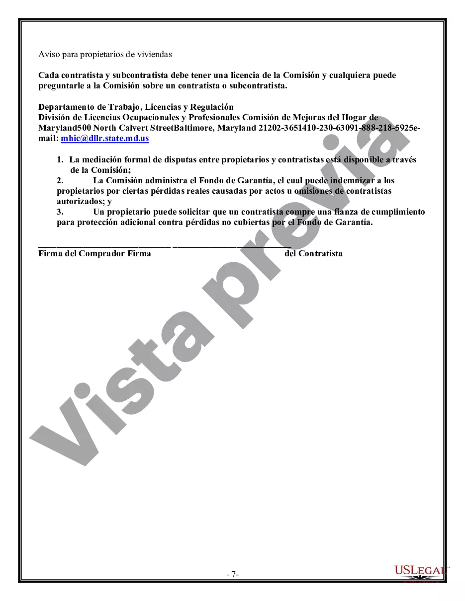 Preview Contrato HVAC para contratista