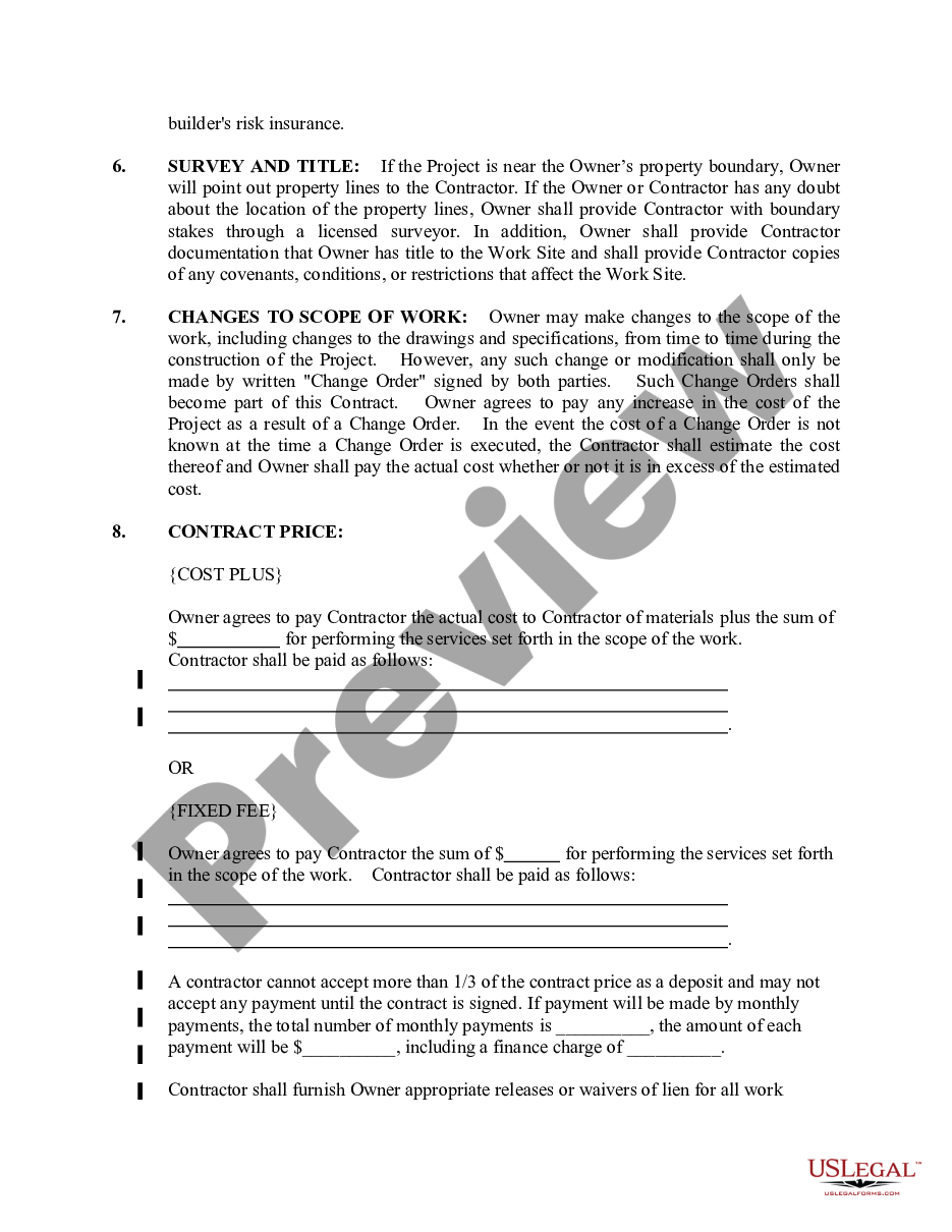 page 2 HVAC Contract for Contractor preview