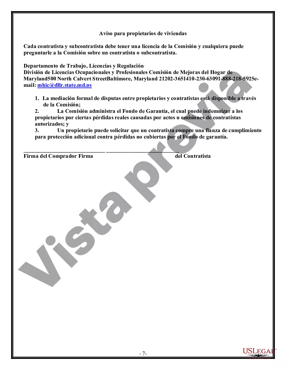 Preview Contrato de paisajismo para contratista