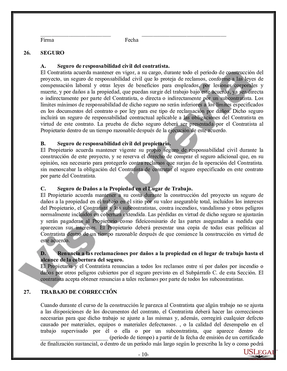 Preview Contrato Comercial para Contratista