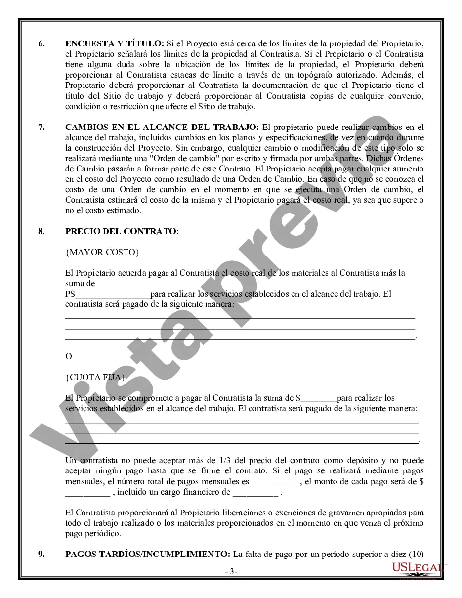 Preview Contrato de excavadora para contratista