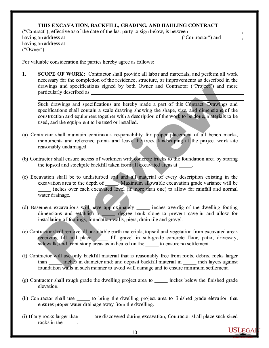 page 9 Concrete Mason Contract for Contractor preview