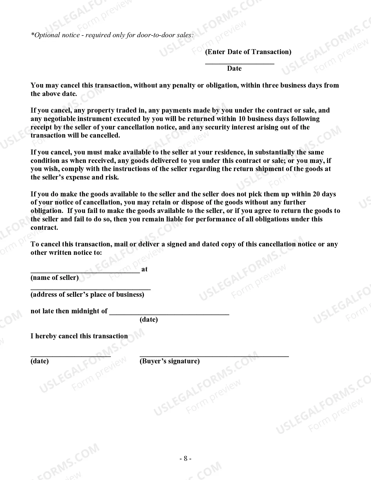 Preview Framing Contract for Contractor