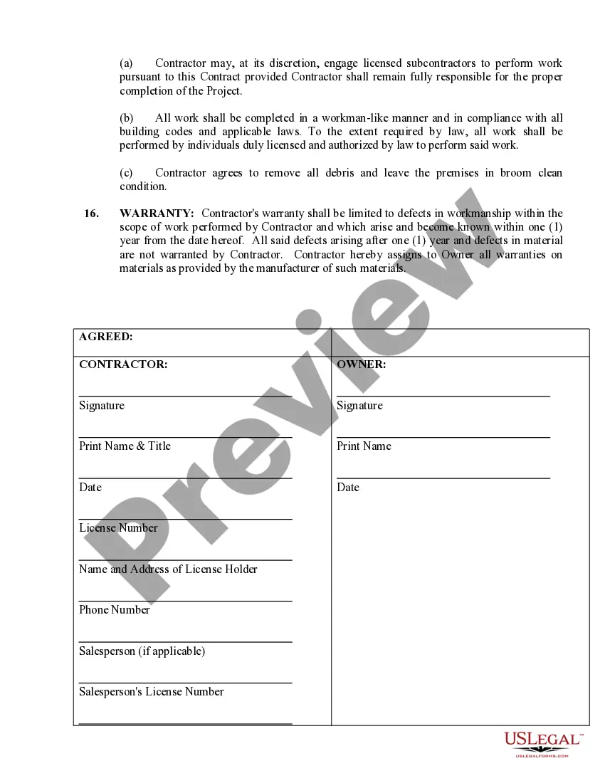 Get Site Work Contract for Contractor Preview Site Work Contract for Contractor