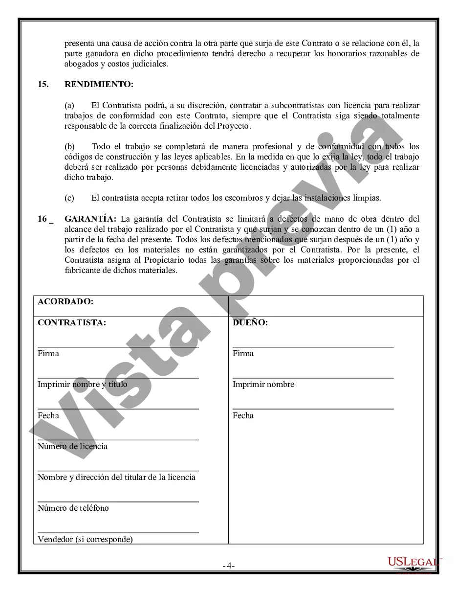Preview Contrato de Drenaje para Contratista