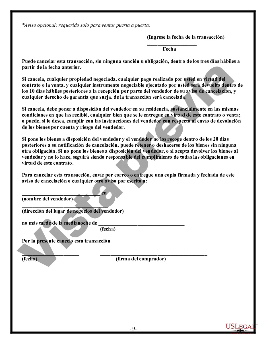 Preview Contrato de plomería para contratista
