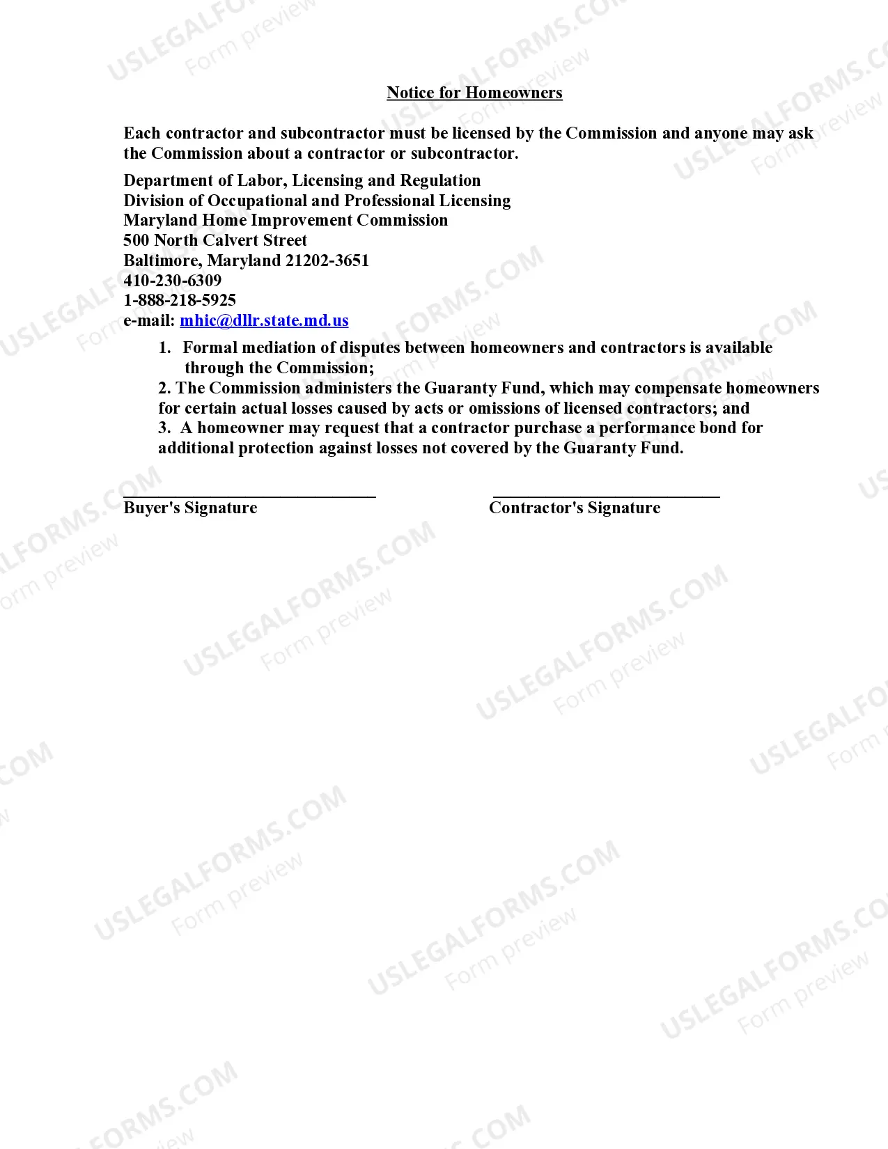 Preview Brick Mason Contract for Contractor