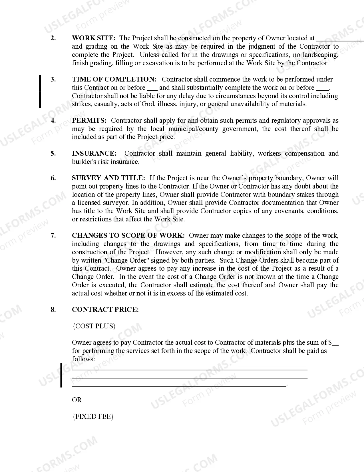 Preview Sheetrock Drywall Contract for Contractor