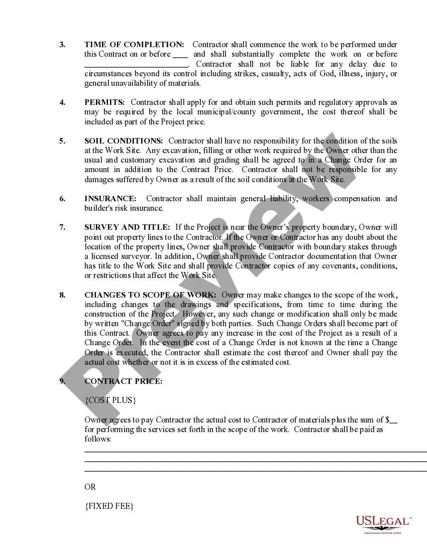 Preview Flooring Contract for Contractor
